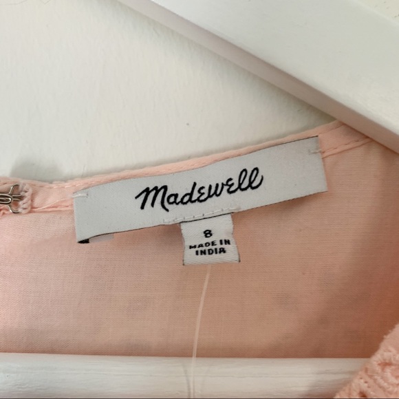 NWT Madewell Scallop Eyelet Dress - Picture 6 of 7